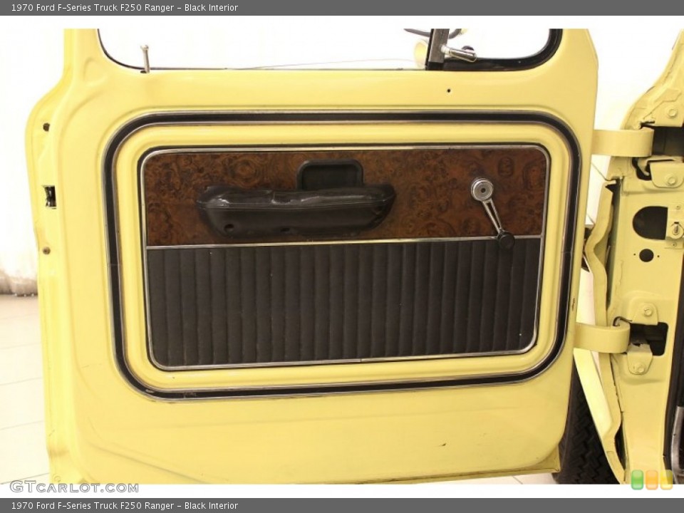Black Interior Door Panel for the 1970 Ford F-Series Truck F250 Ranger #61069474
