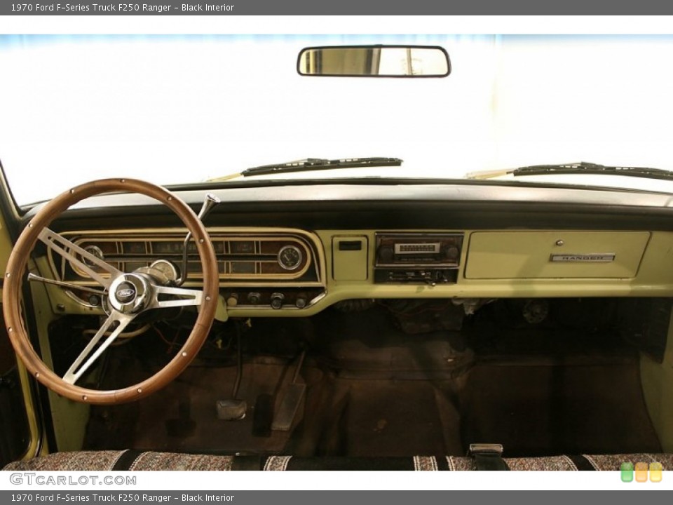 Black Interior Dashboard for the 1970 Ford F-Series Truck F250 Ranger #61069486