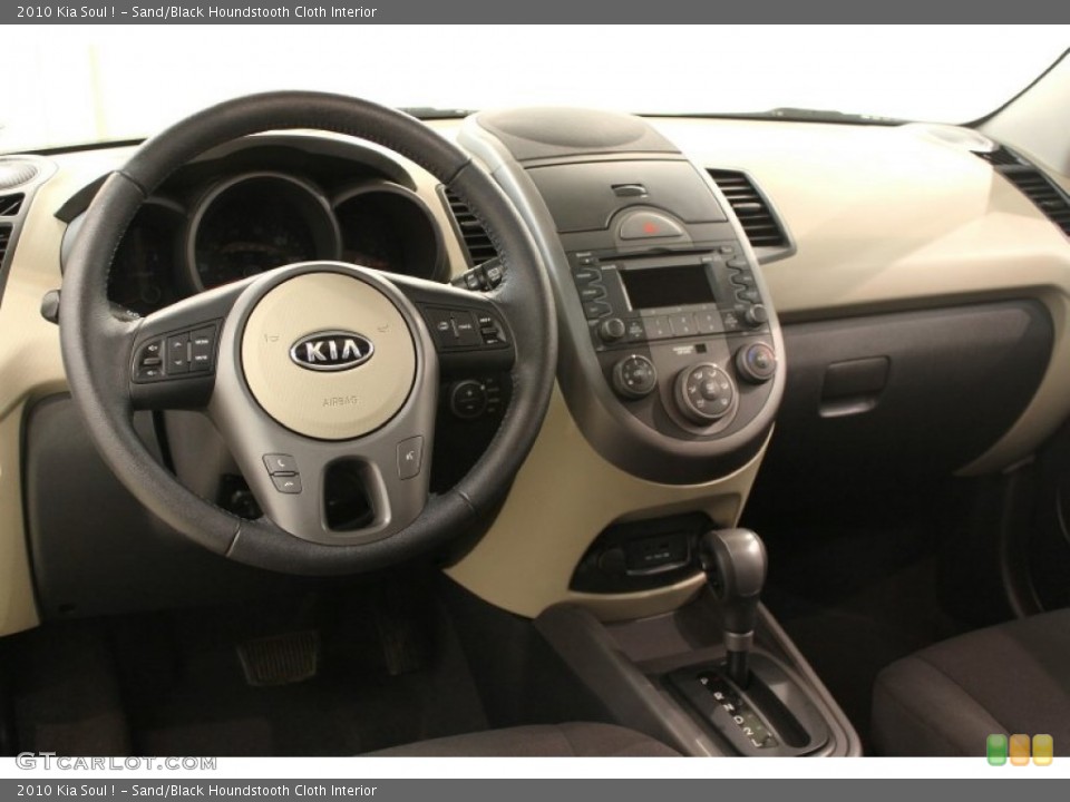 Sand/Black Houndstooth Cloth Interior Dashboard for the 2010 Kia Soul ! #61070230