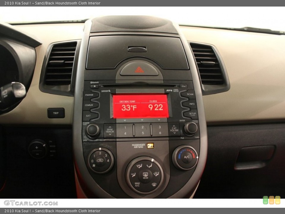 Sand/Black Houndstooth Cloth Interior Controls for the 2010 Kia Soul ! #61070251