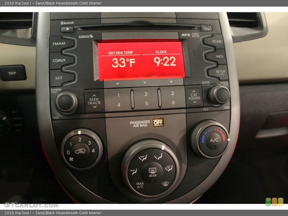 Sand/Black Houndstooth Cloth Interior Audio System for the 2010 Kia Soul ! #61070266