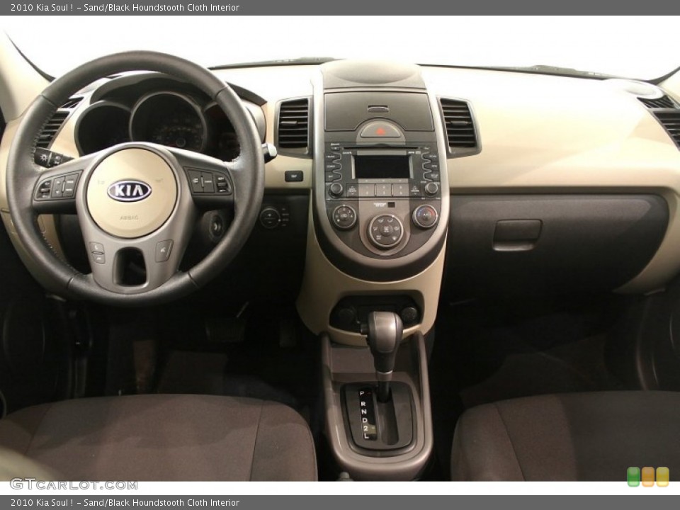 Sand/Black Houndstooth Cloth Interior Dashboard for the 2010 Kia Soul ! #61070338