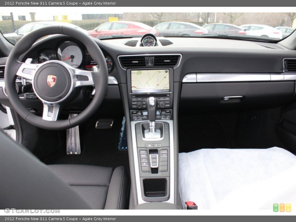 Agate Grey Interior Dashboard for the 2012 Porsche New 911 Carrera S Coupe #61071427