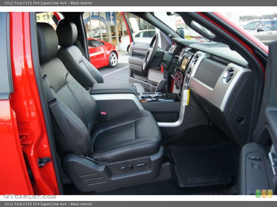 Black Interior Photo for the 2012 Ford F150 FX4 SuperCrew 4x4 #61071592