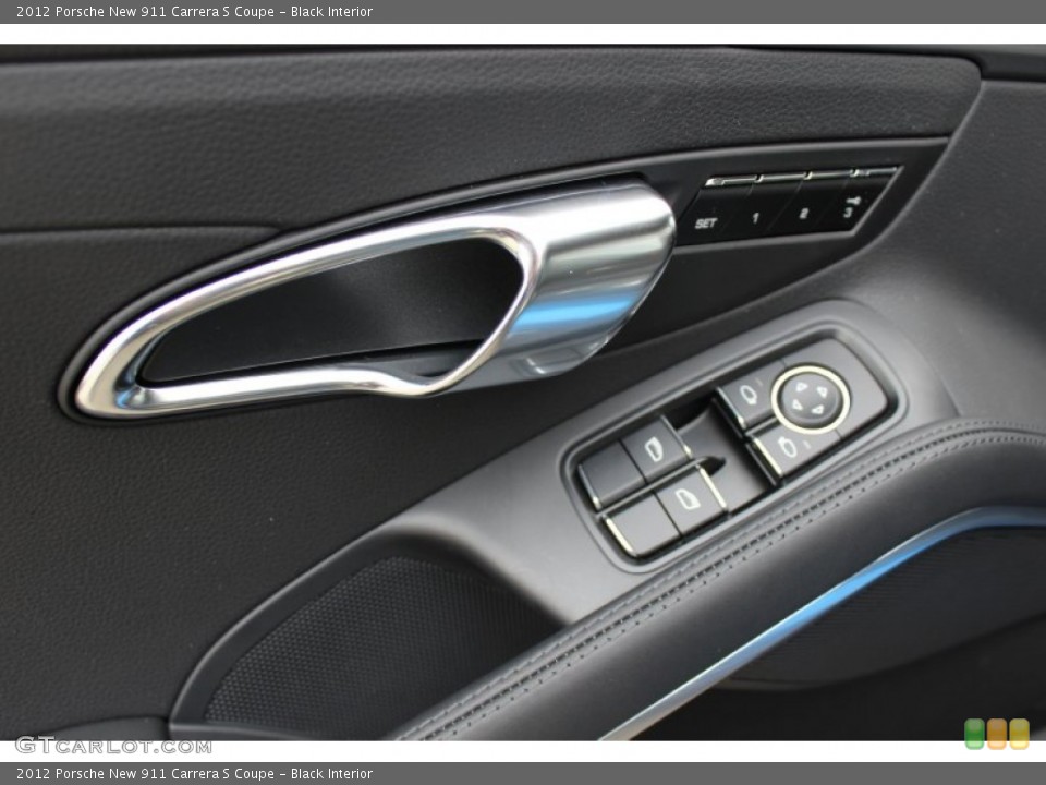 Black Interior Controls for the 2012 Porsche New 911 Carrera S Coupe #61071628