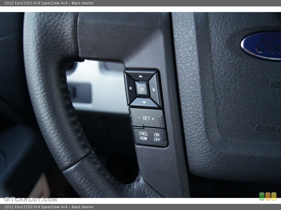 Black Interior Controls for the 2012 Ford F150 FX4 SuperCrew 4x4 #61071664