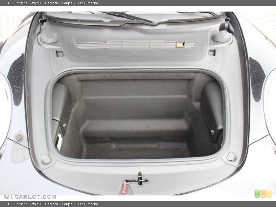 Black Interior Trunk for the 2012 Porsche New 911 Carrera S Coupe #61071760