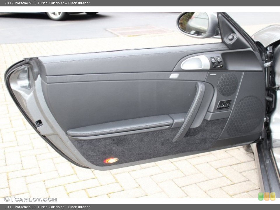 Black Interior Door Panel for the 2012 Porsche 911 Turbo Cabriolet #61071841