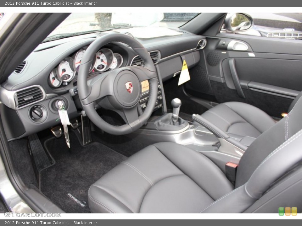 Black Interior Photo for the 2012 Porsche 911 Turbo Cabriolet #61071853