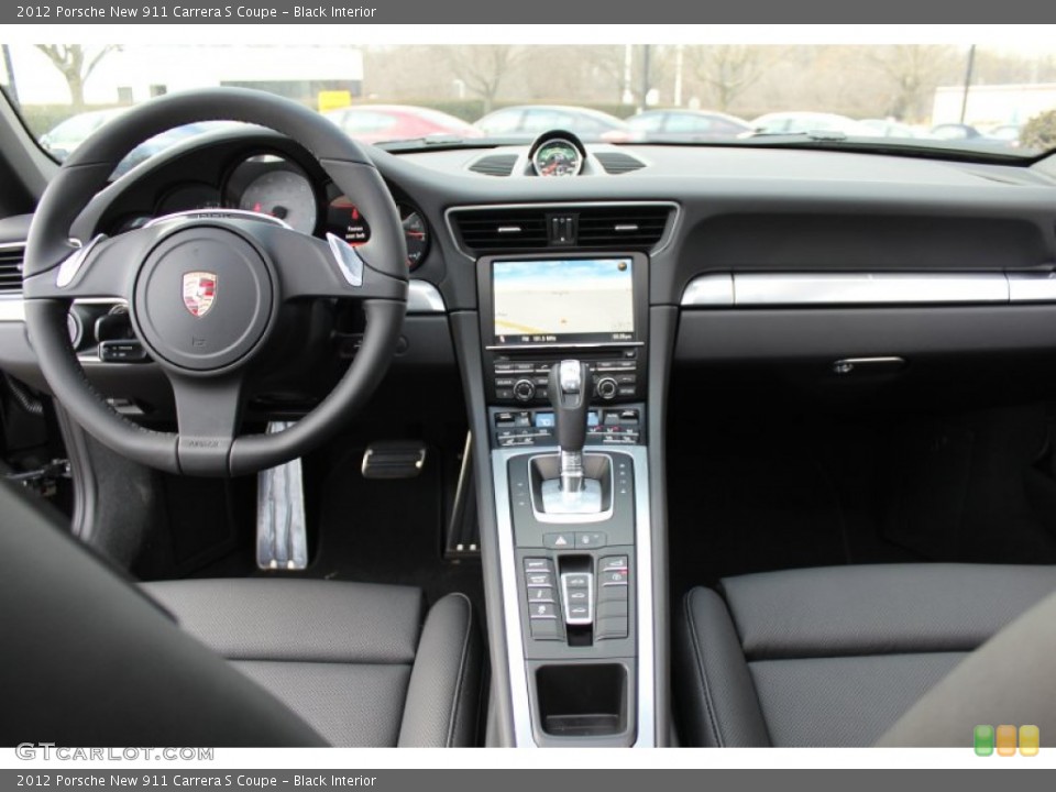 Black Interior Dashboard for the 2012 Porsche New 911 Carrera S Coupe #61072087