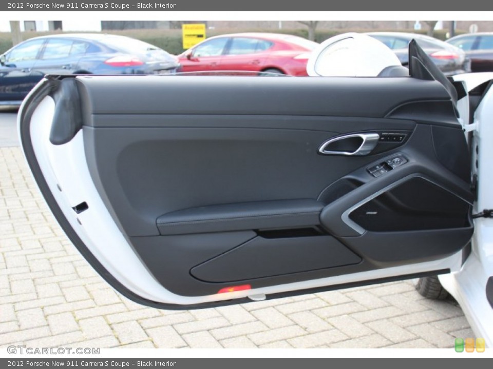 Black Interior Door Panel for the 2012 Porsche New 911 Carrera S Coupe #61072261