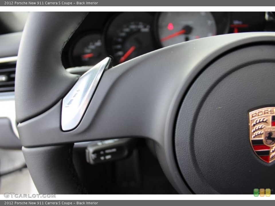 Black Interior Controls for the 2012 Porsche New 911 Carrera S Coupe #61072288