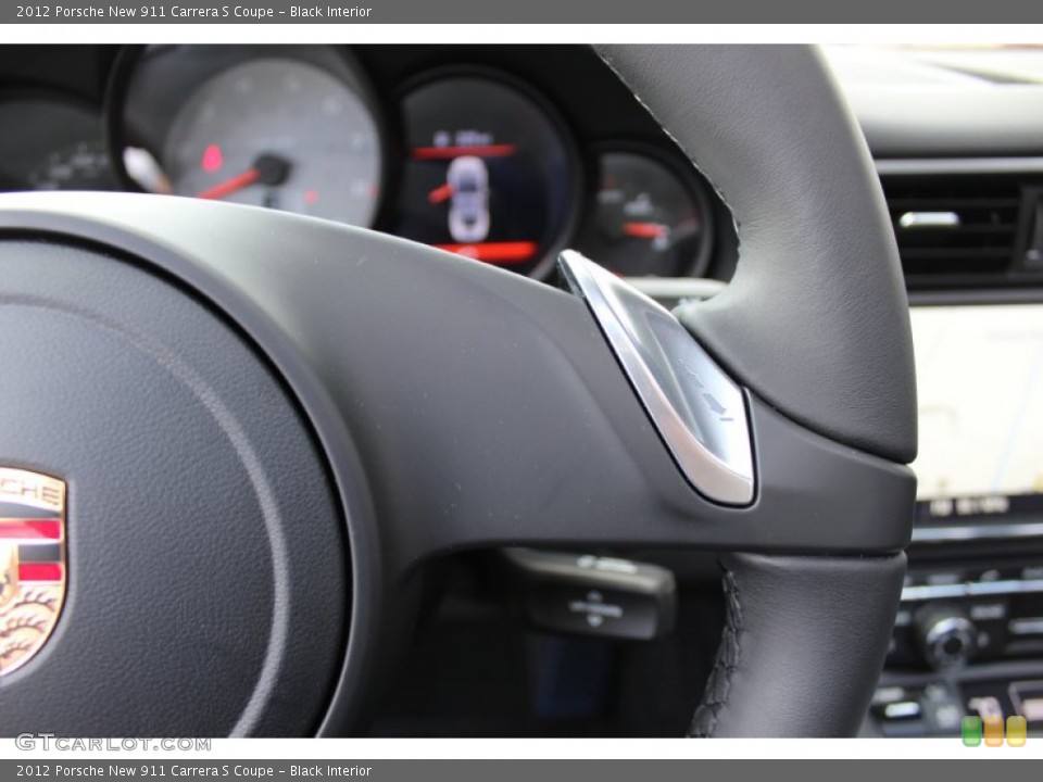 Black Interior Controls for the 2012 Porsche New 911 Carrera S Coupe #61072291