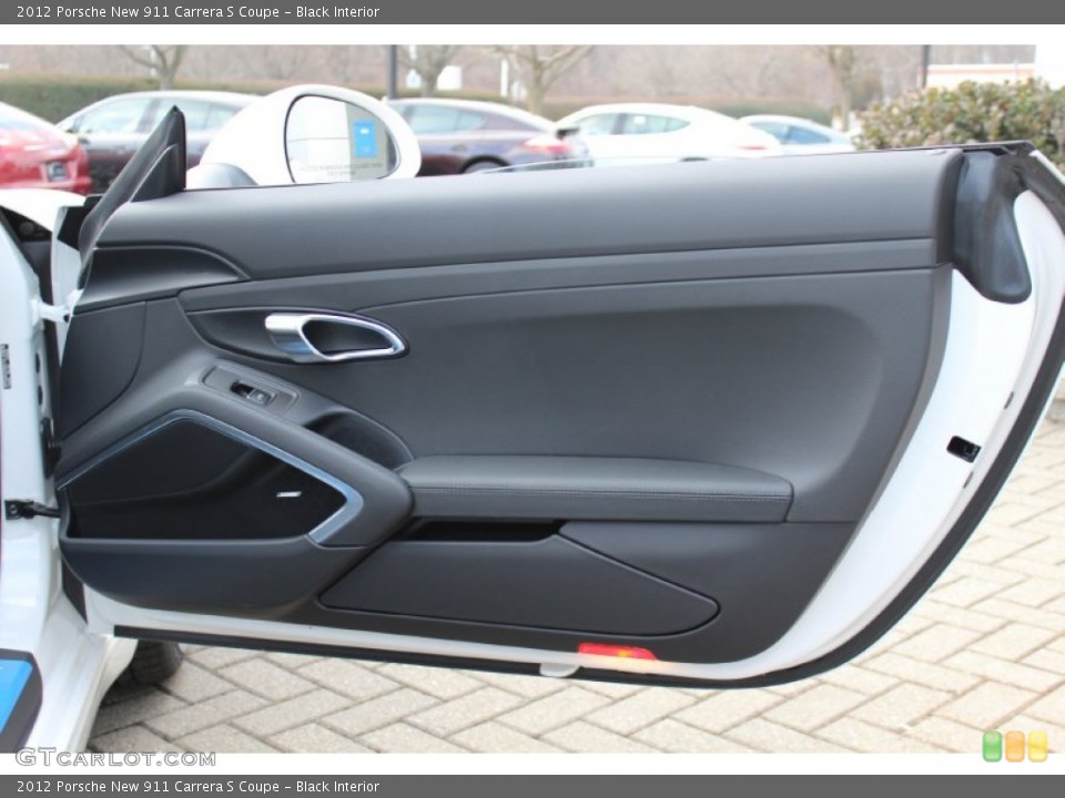 Black Interior Door Panel for the 2012 Porsche New 911 Carrera S Coupe #61072312