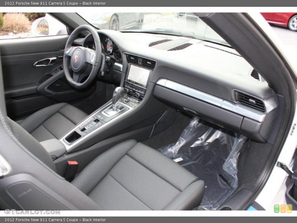 Black Interior Photo for the 2012 Porsche New 911 Carrera S Coupe #61072318