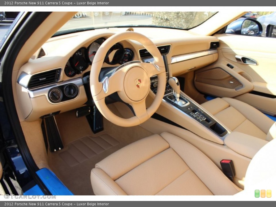 Luxor Beige Interior Photo for the 2012 Porsche New 911 Carrera S Coupe #61072369