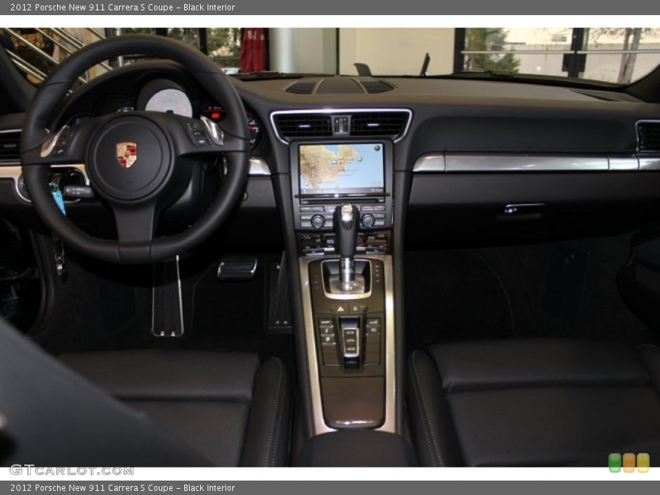 Black Interior Dashboard for the 2012 Porsche New 911 Carrera S Coupe #61072474
