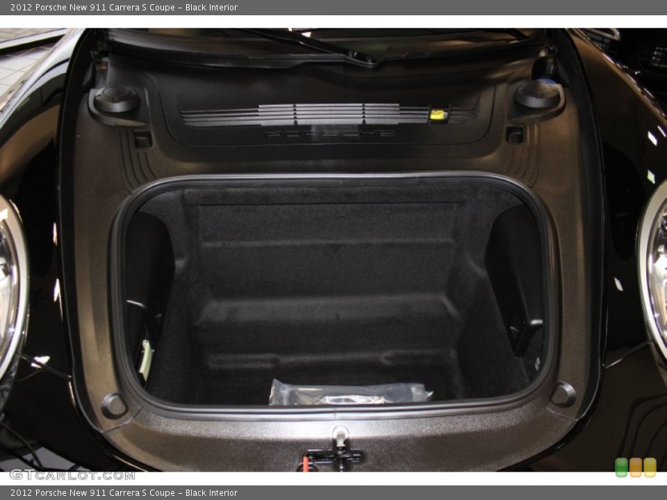 Black Interior Trunk for the 2012 Porsche New 911 Carrera S Coupe #61072516