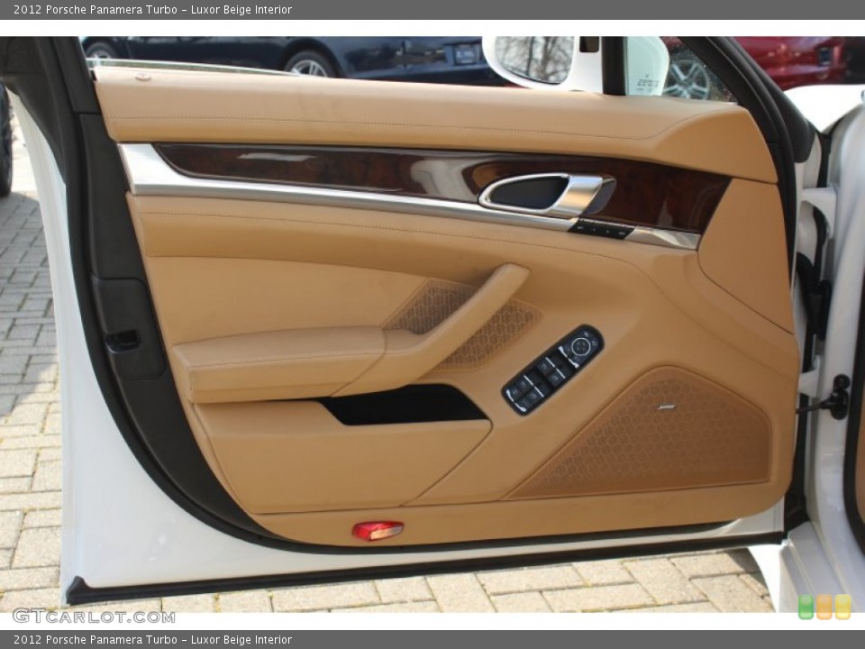 Luxor Beige Interior Door Panel for the 2012 Porsche Panamera Turbo #61072555