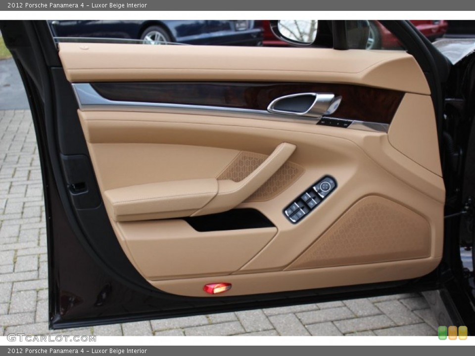 Luxor Beige Interior Door Panel for the 2012 Porsche Panamera 4 #61072747