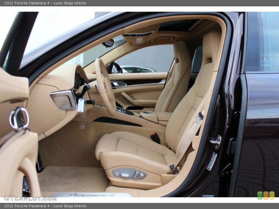 Luxor Beige Interior Photo for the 2012 Porsche Panamera 4 #61072753