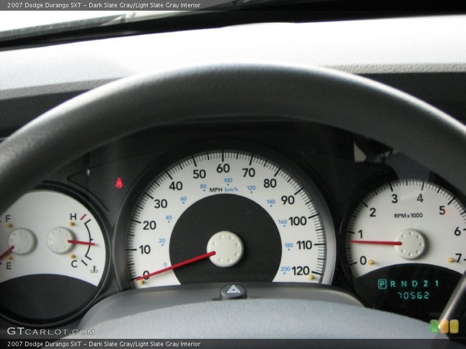 Dark Slate Gray/Light Slate Gray Interior Gauges for the 2007 Dodge Durango SXT #61076590
