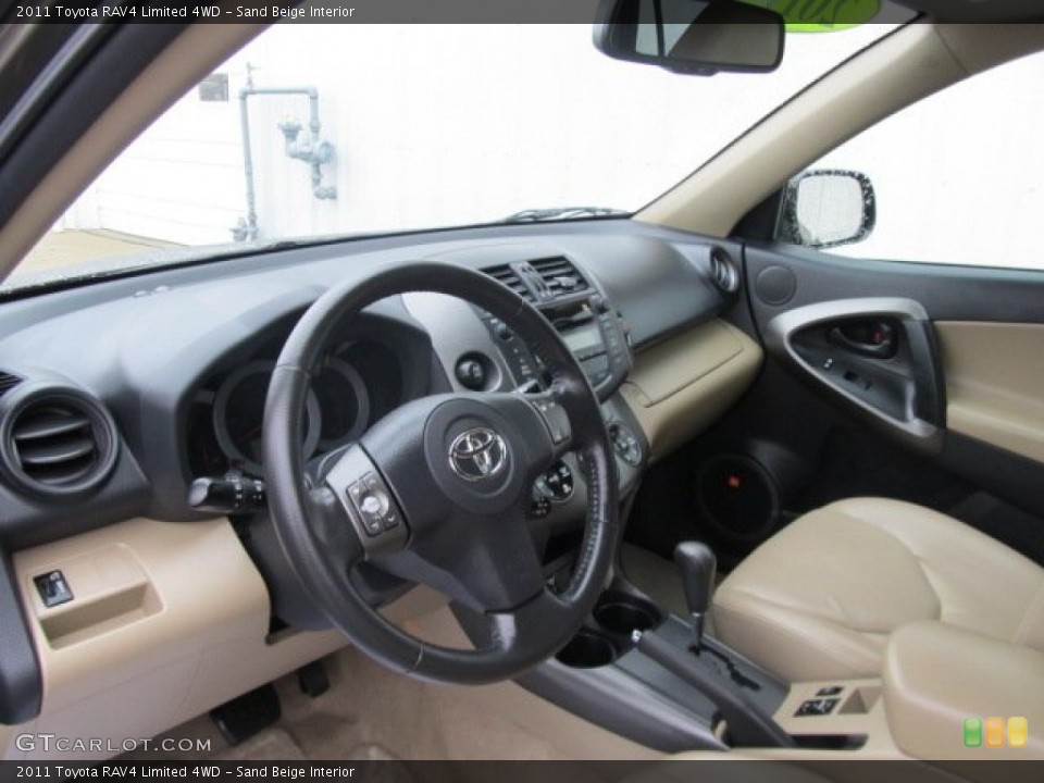 Sand Beige Interior Photo for the 2011 Toyota RAV4 Limited 4WD #61077794