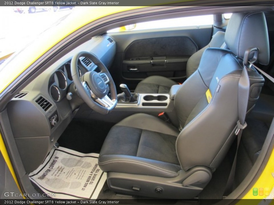 Dark Slate Gray Interior Photo for the 2012 Dodge Challenger SRT8 Yellow Jacket #61078540