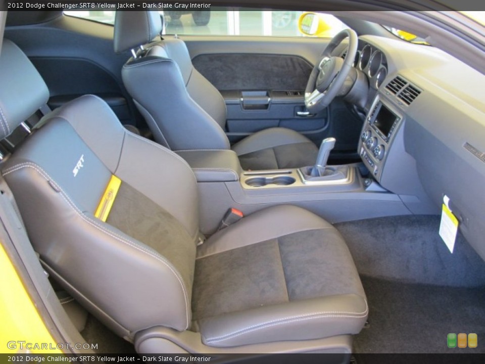 Dark Slate Gray Interior Photo for the 2012 Dodge Challenger SRT8 Yellow Jacket #61078571