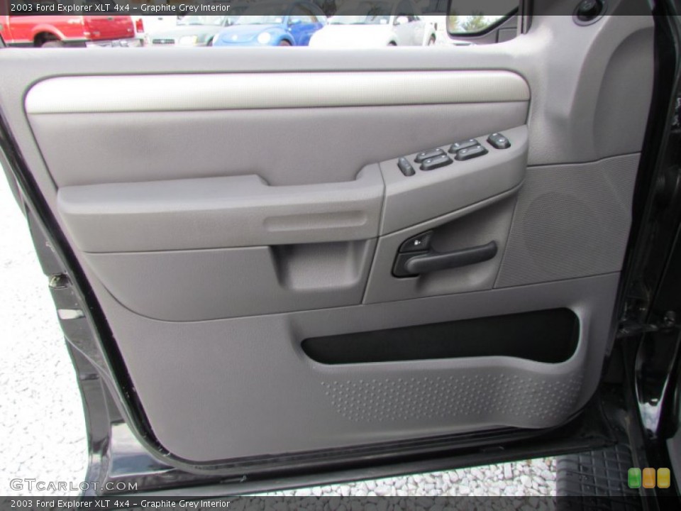 Graphite Grey Interior Door Panel for the 2003 Ford Explorer XLT 4x4 #61080118