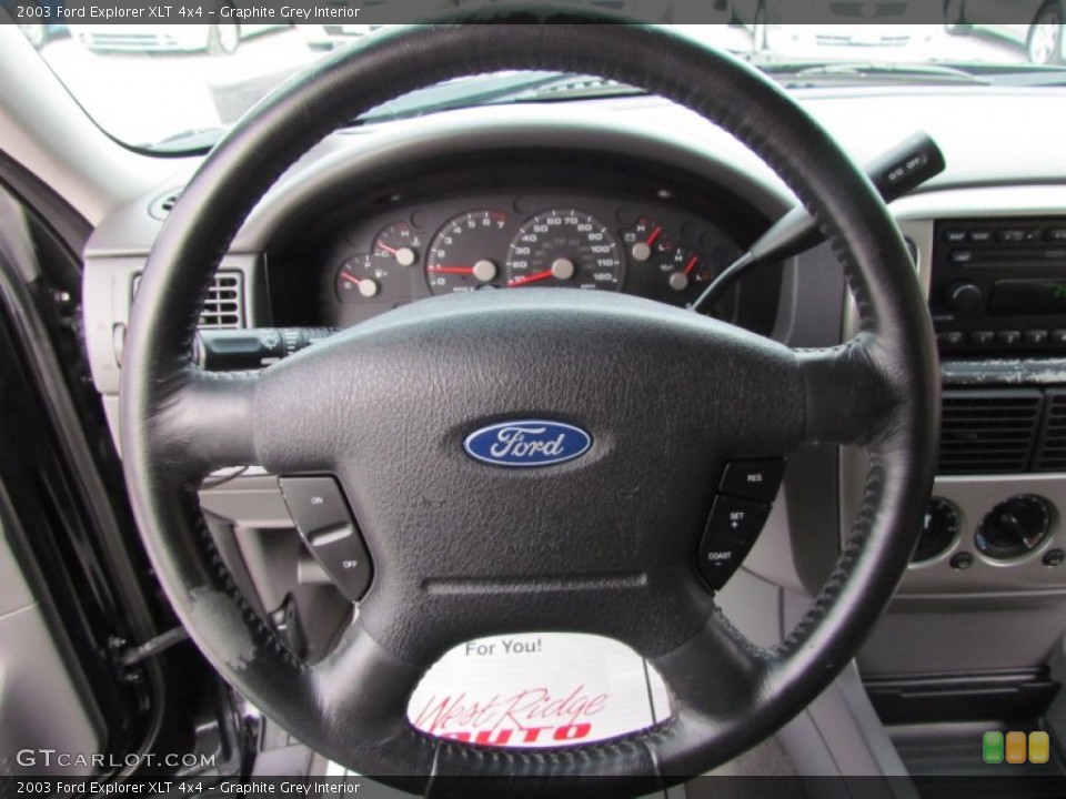 Graphite Grey Interior Steering Wheel for the 2003 Ford Explorer XLT 4x4 #61080127