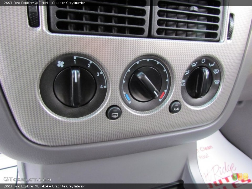 Graphite Grey Interior Controls for the 2003 Ford Explorer XLT 4x4 #61080160