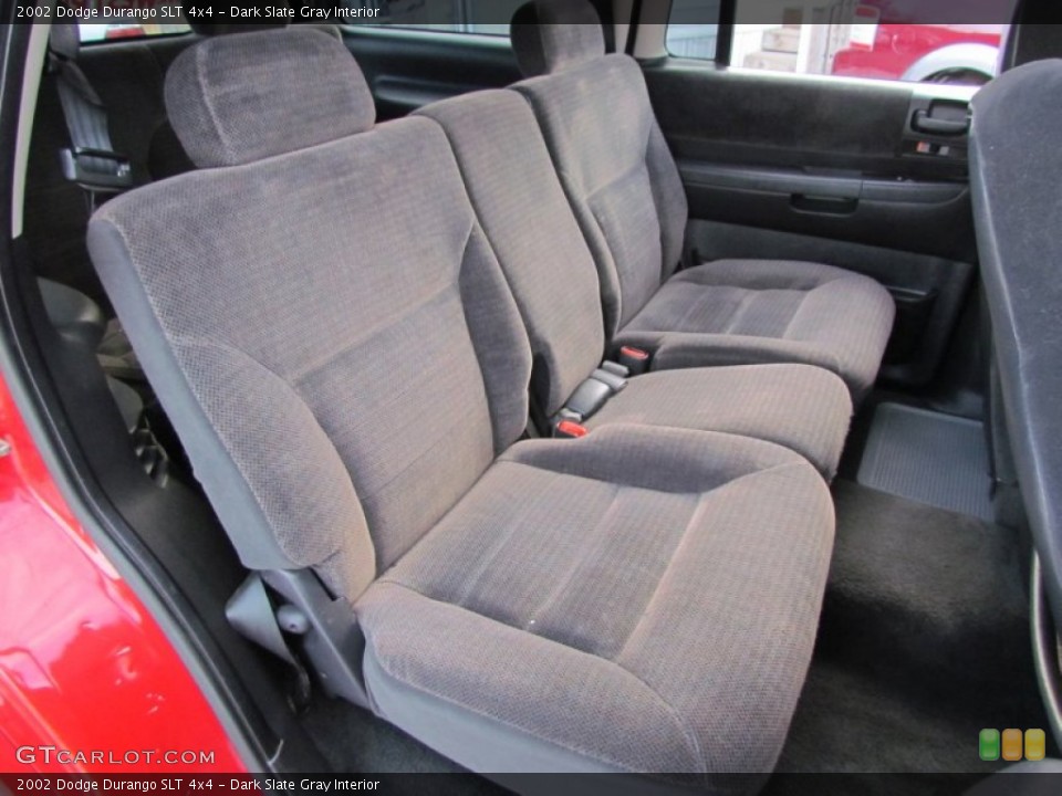 Dark Slate Gray Interior Rear Seat for the 2002 Dodge Durango SLT 4x4 #61080322
