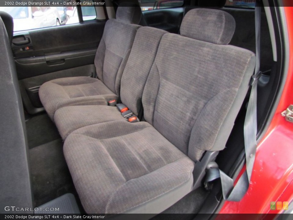 Dark Slate Gray Interior Rear Seat for the 2002 Dodge Durango SLT 4x4 #61080361