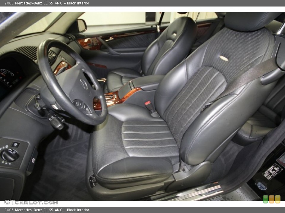 Black Interior Photo for the 2005 Mercedes-Benz CL 65 AMG #61081510