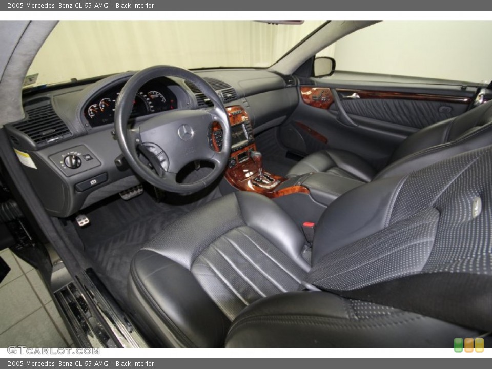 Black Interior Photo for the 2005 Mercedes-Benz CL 65 AMG #61081615