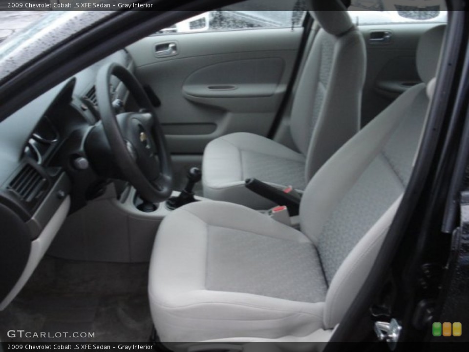 Gray Interior Front Seat for the 2009 Chevrolet Cobalt LS XFE Sedan #61084788
