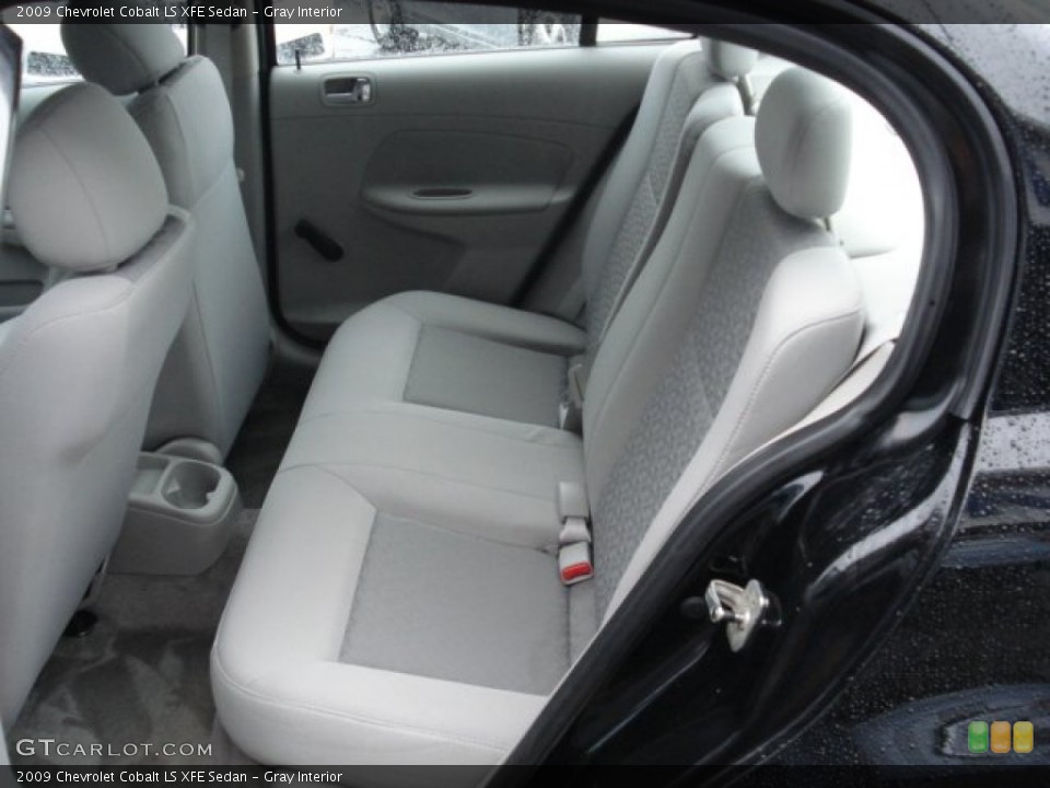 Gray Interior Rear Seat for the 2009 Chevrolet Cobalt LS XFE Sedan #61084803