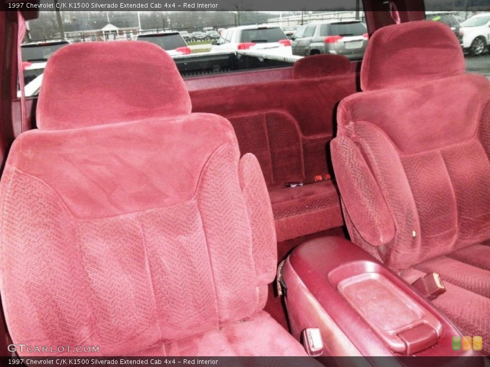 Red Interior Photo for the 1997 Chevrolet C/K K1500 Silverado Extended Cab 4x4 #61086569
