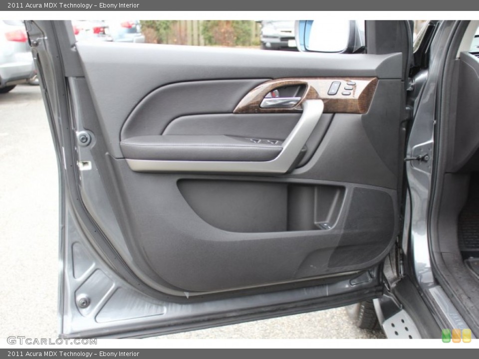 Ebony Interior Door Panel for the 2011 Acura MDX Technology #61087927
