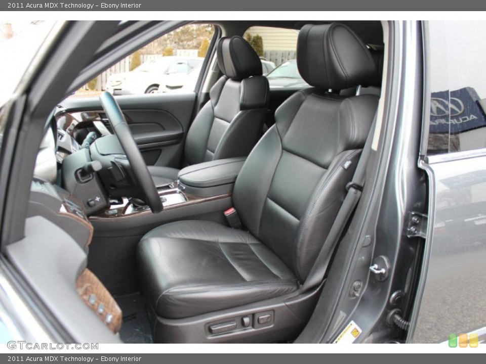 Ebony Interior Photo for the 2011 Acura MDX Technology #61087962
