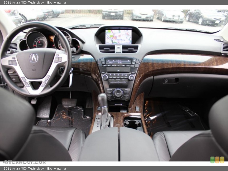 Ebony Interior Dashboard for the 2011 Acura MDX Technology #61087972