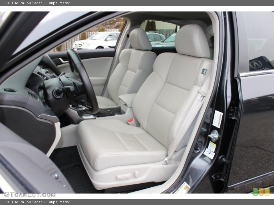 Taupe Interior Photo for the 2011 Acura TSX Sedan #61088573