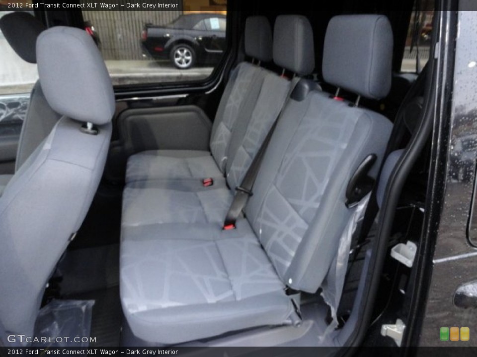 Dark Grey Interior Rear Seat for the 2012 Ford Transit Connect XLT Wagon #61088805