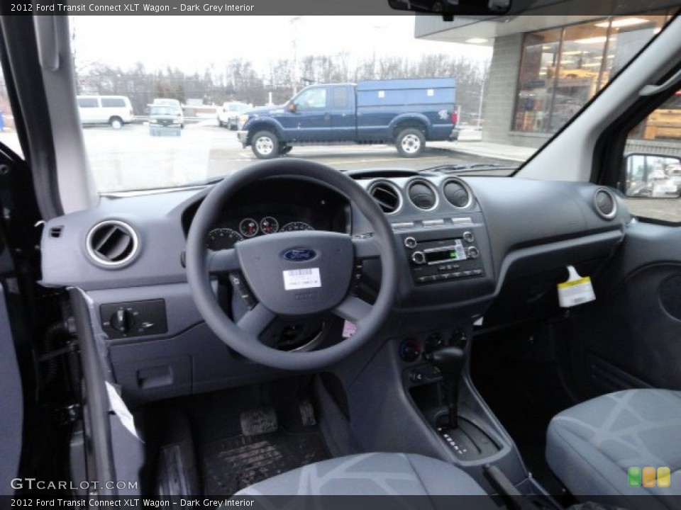 Dark Grey Interior Dashboard for the 2012 Ford Transit Connect XLT Wagon #61088813