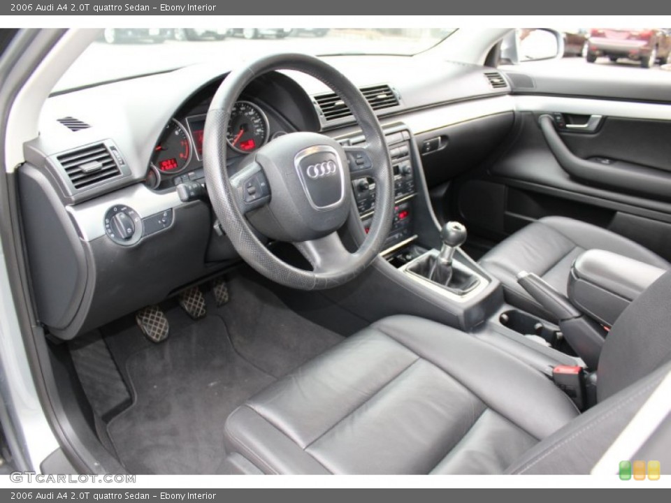 Ebony Interior Prime Interior for the 2006 Audi A4 2.0T quattro Sedan #61088861