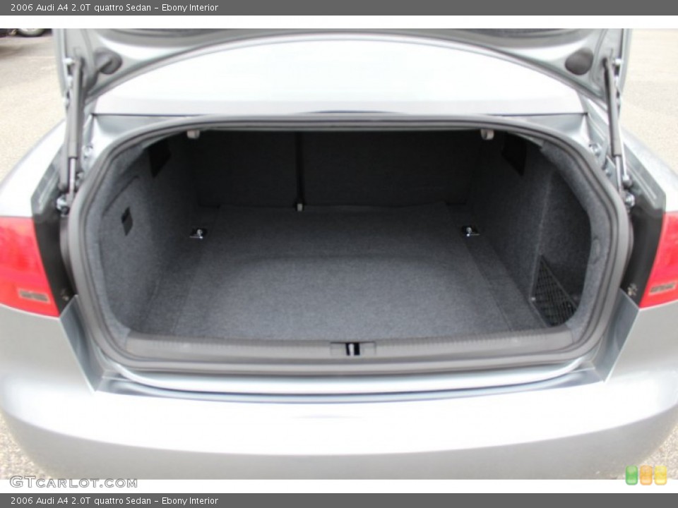 Ebony Interior Trunk for the 2006 Audi A4 2.0T quattro Sedan #61088957