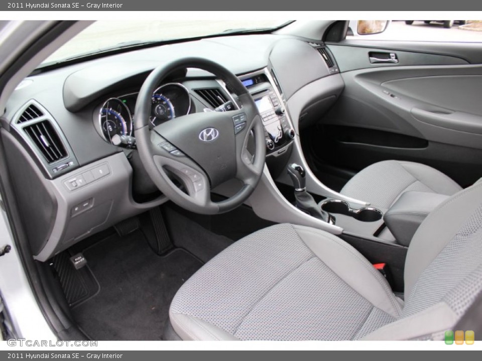 Gray Interior Prime Interior for the 2011 Hyundai Sonata SE #61089152