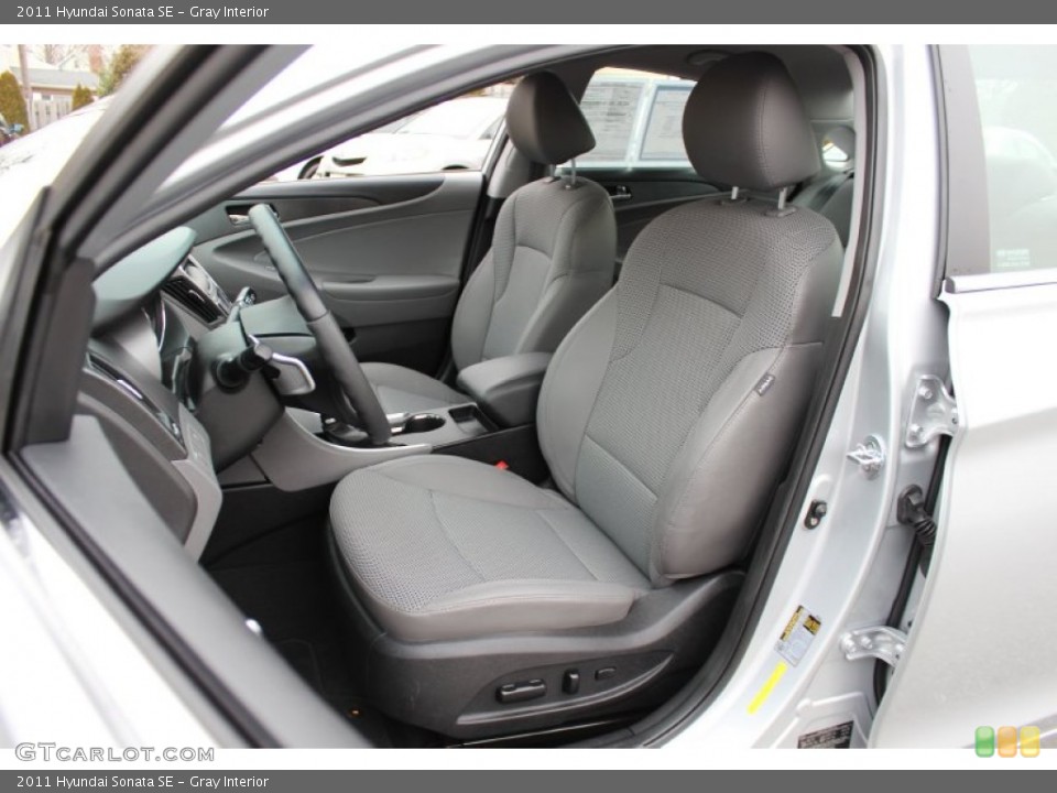Gray Interior Front Seat for the 2011 Hyundai Sonata SE #61089170