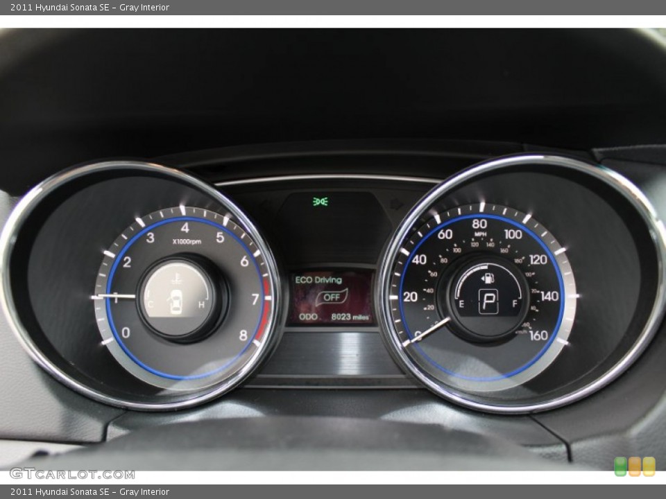 Gray Interior Gauges for the 2011 Hyundai Sonata SE #61089207